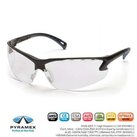 PYRAMEX VENTURE-3 SEFFAF ANTI-FOG BALISTIK GÖZLÜK ESB5710DT